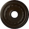 Ekena Millwork Federal Ceiling Medallion (Fits Canopies up to 8 1/2"), 15 3/8"OD x 3 5/8"ID x 1"P, Bronze CM15FEBZS - alternate 1